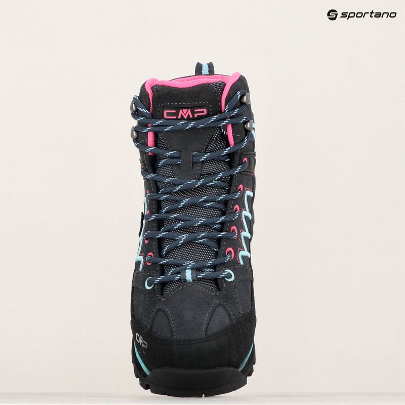Schuhe Trekking Damen CMP Moon Mid WP antracite/acqua 9