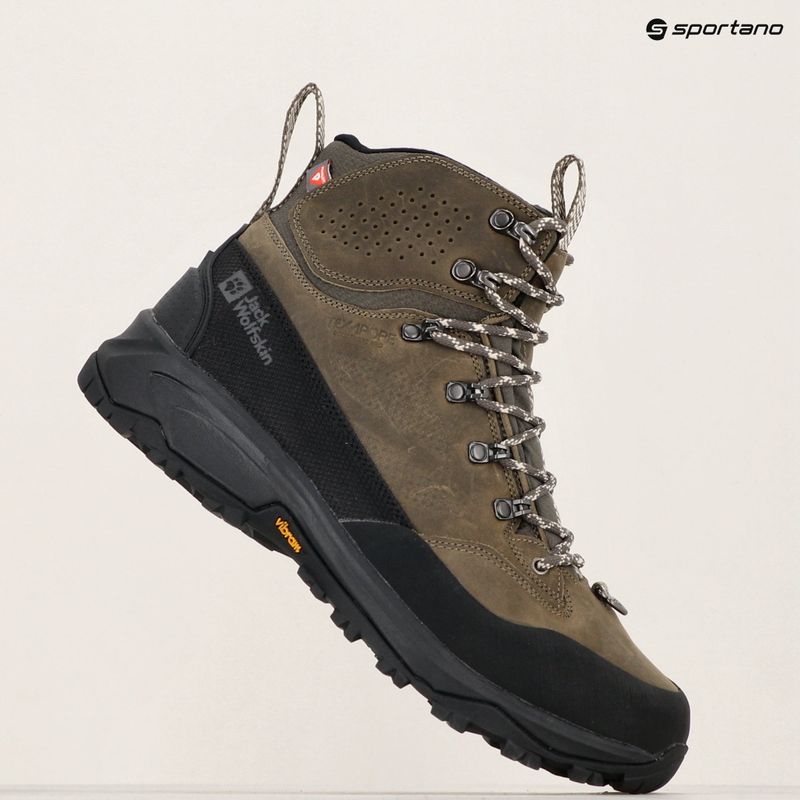 Schuhe Trekking Herren Jack Wolfskin Terraquest Arctic Texapore Mid cold coffee 11