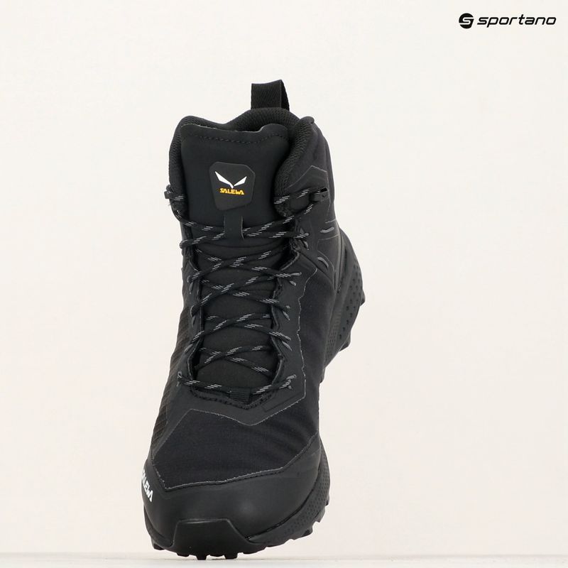 Herren-Trekkingstiefel Salewa Pedroc Pro Mid Ptx schwarz/schwarz 13