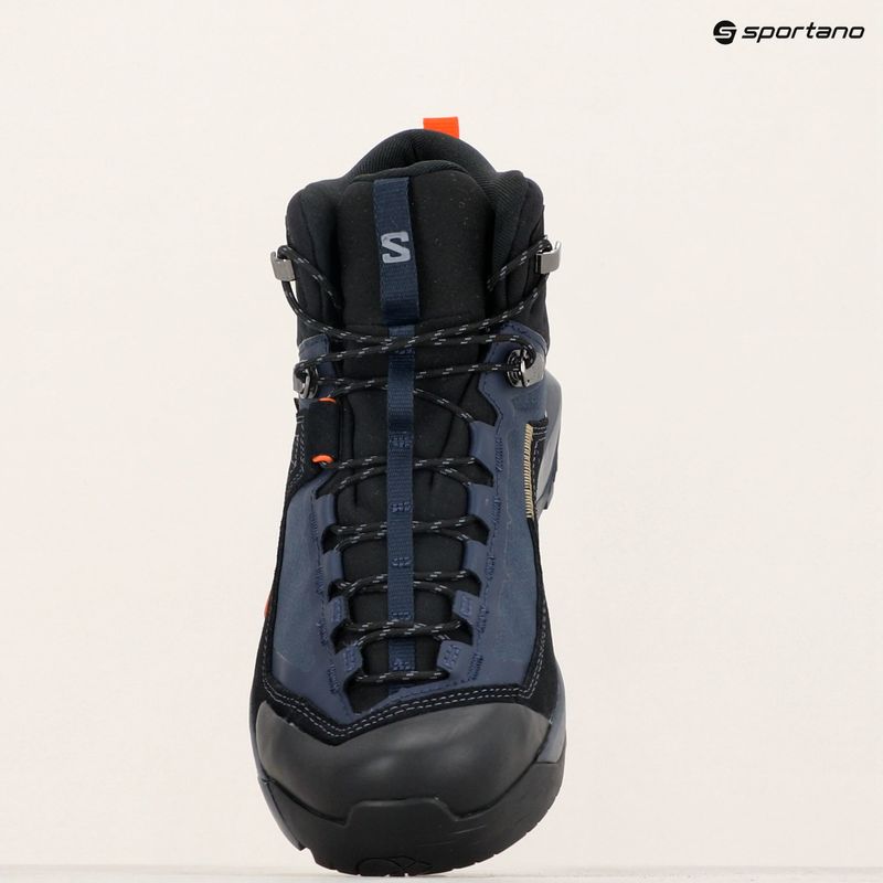 Schuhe Trekking Herren Salomon X Ultra Alpine MID GTX blue nights/black/red orange 9