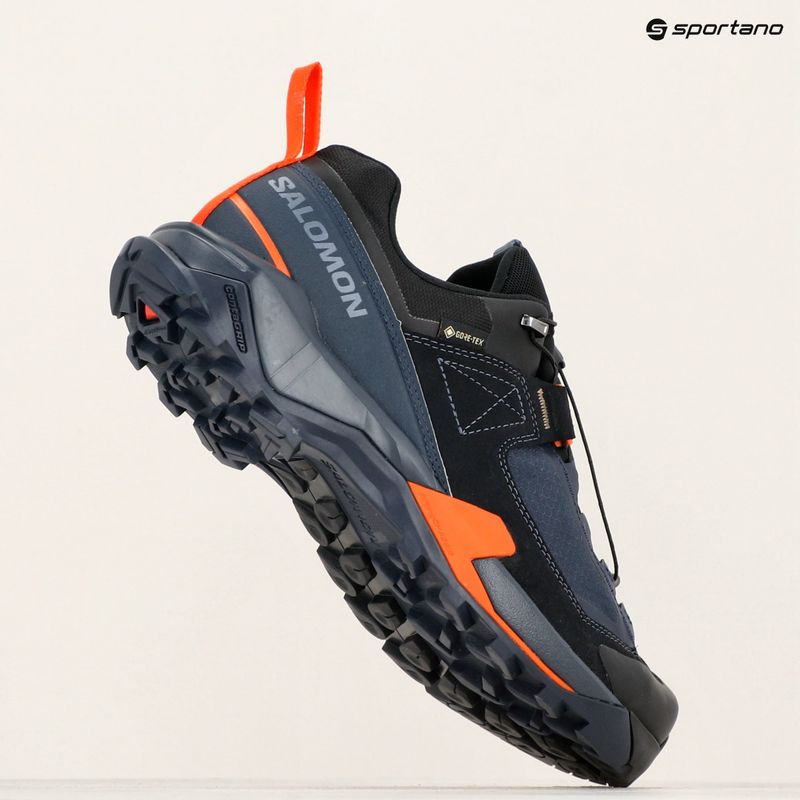 Schuhe Trekking Herren Salomon X Ultra Alpine GTX grisaille/black/red orange 15