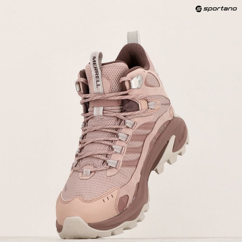 Wanderschuhe Damen Merrell Moab Speed 2 Mid Gtx adobe Rosa 11