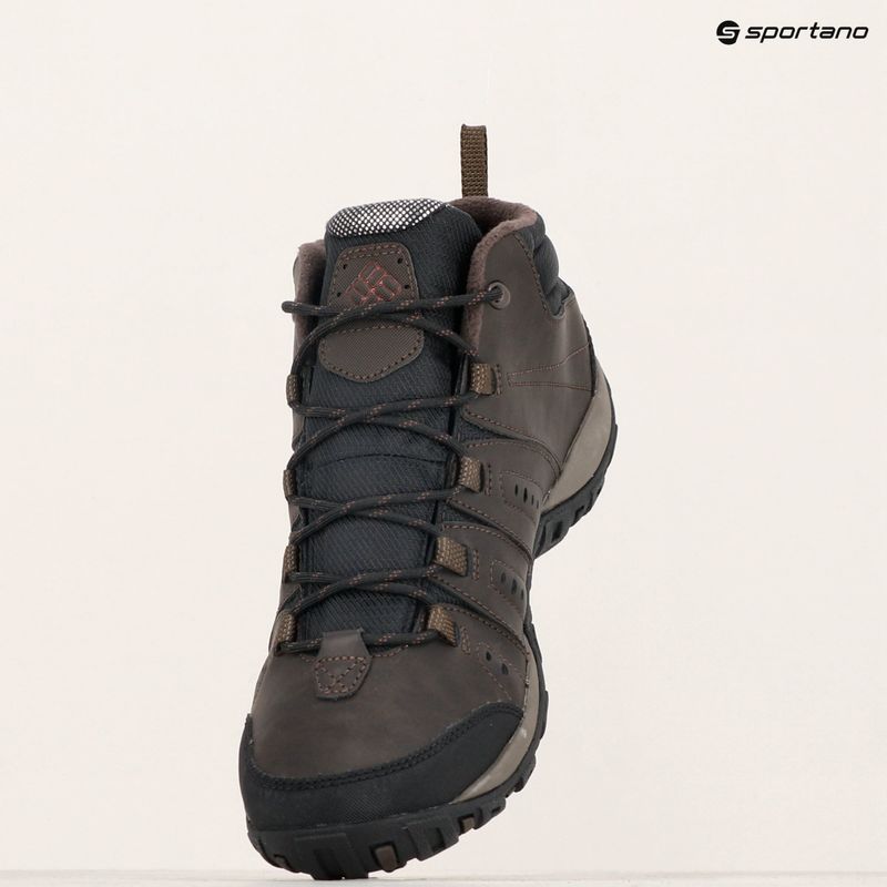 Columbia Woodburn Ii Chukka WP OH Cordovan/Granatrot Herrenstiefel 18