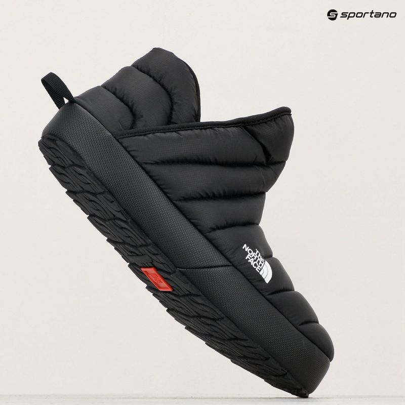 Herren Winter Hausschuhe The North Face Thermoball Traction Bootie schwarz / weiß 16