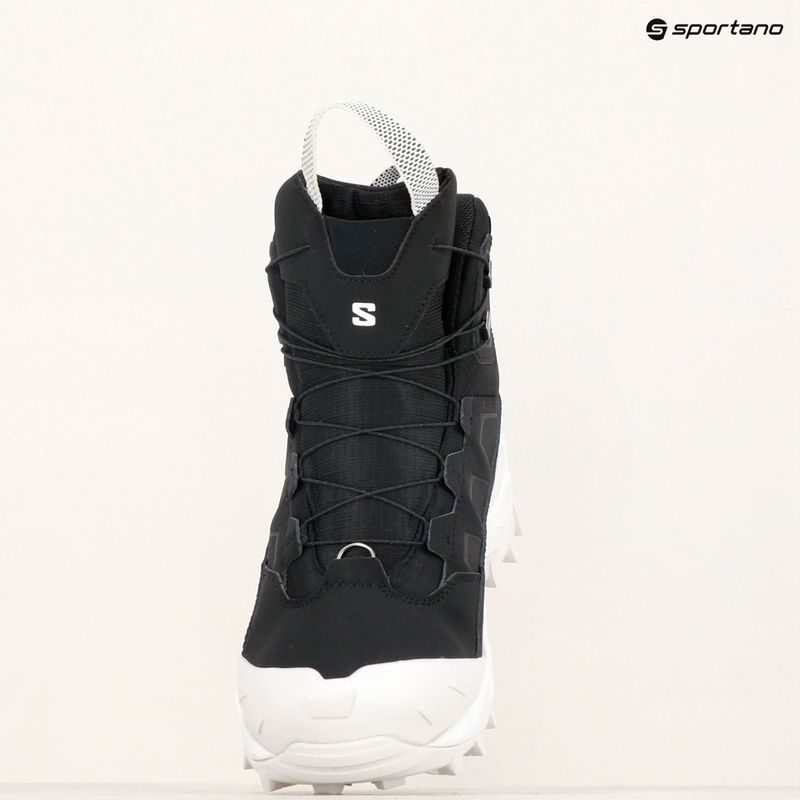 Trekking Wander Schuhe Herren Salomon Crossrak Powder WP black/black/white 21