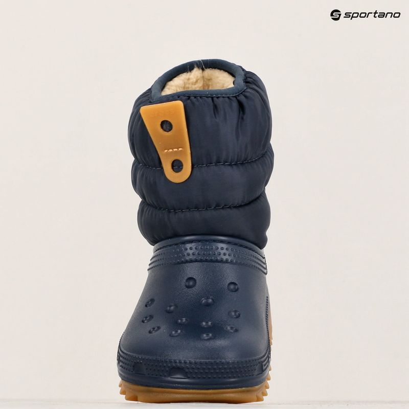 Crocs Classic Neo Puff Boot Kleinkind Schneestiefel navy/gum 9