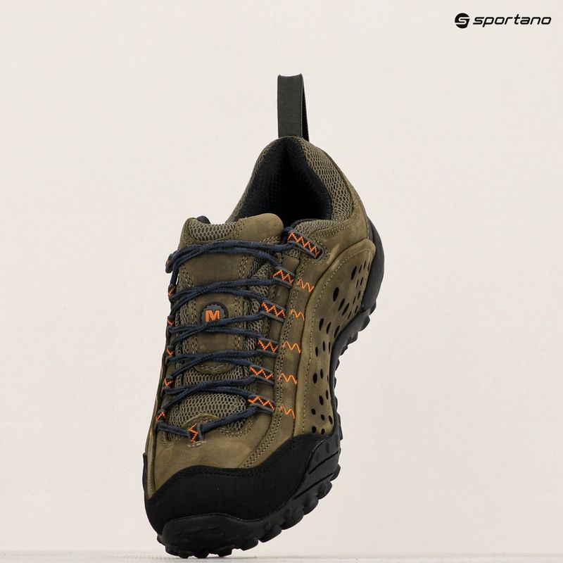 Wanderschuhe Herren Merrell Intercept dark olive 14