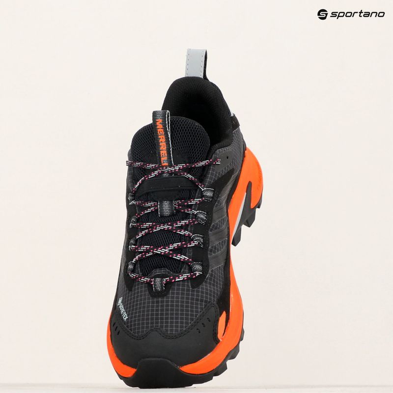 Wanderschuhe Herren Merrell Moab Speed 2 Gtx black/orange 13