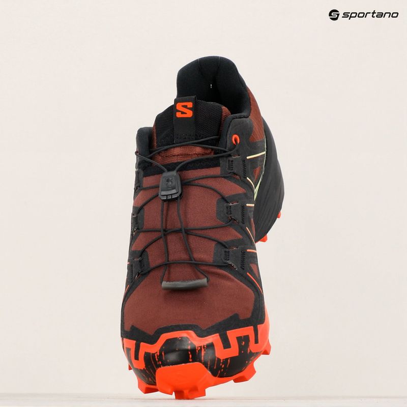 Salomon Speedcross 6 Herren Laufschuhe Rum Rosine/Kirschtomate/Cognac 15