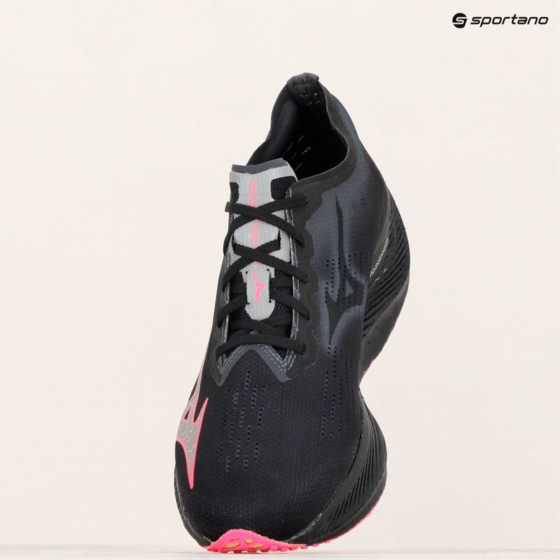 Herren Laufschuhe Mizuno Wave Rebellion Pro 2 schwarz/silber/rosa tetra 12