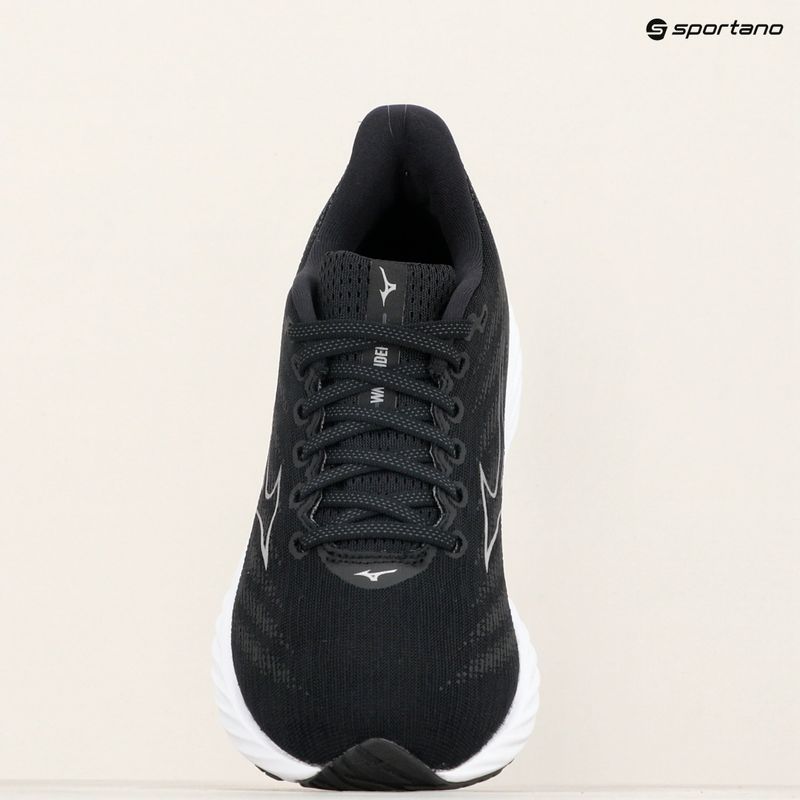 Herren Laufschuhe Mizuno Wave Rider 28 schwarz/silber/ebony 9