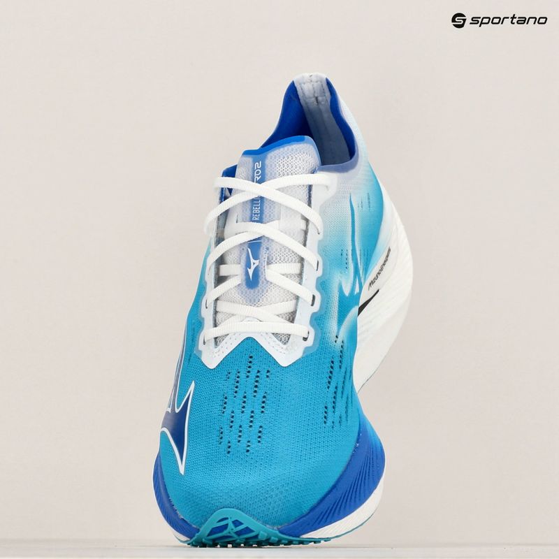 Herren Laufschuhe Mizuno Wave Rebellion Pro 2 river blau/mugen blau/weiß 14