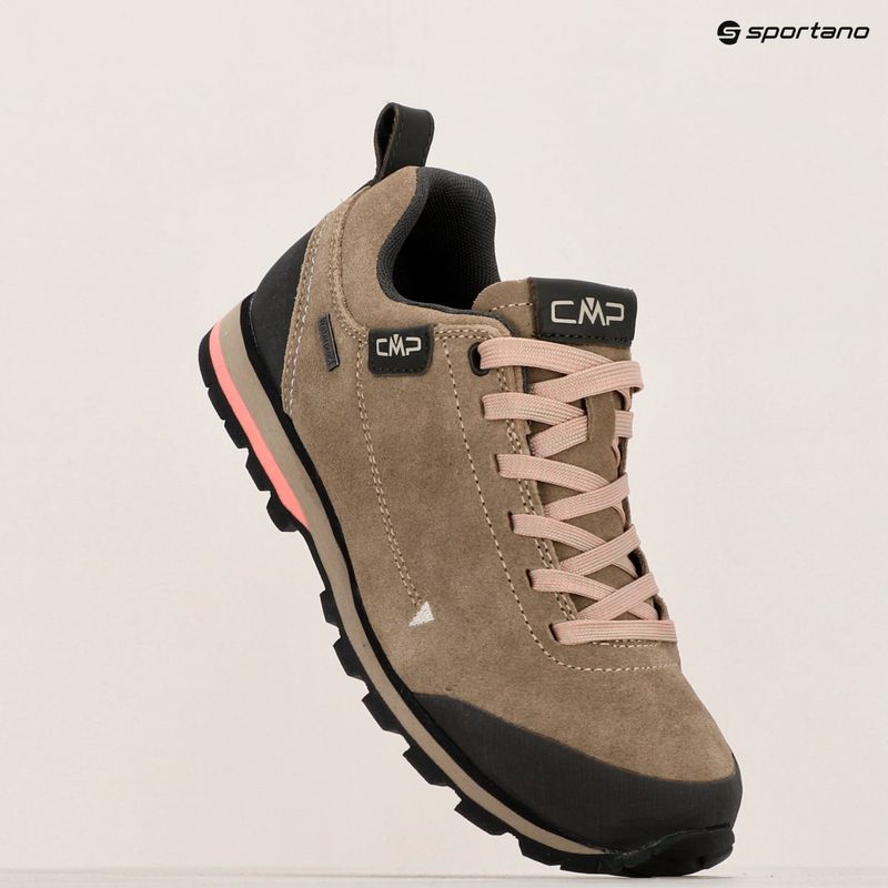 Damen-Trekkingstiefel CMP Elettra Low sand / pesca 14