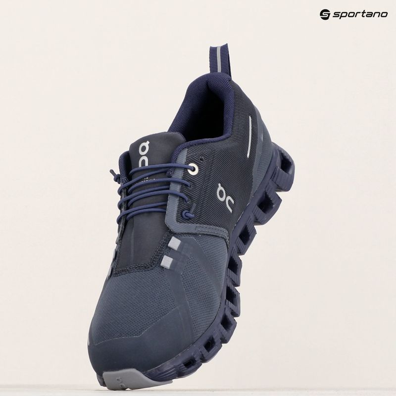 Herren Laufschuhe On Running Cloud 5 Waterproof navy/ink 16