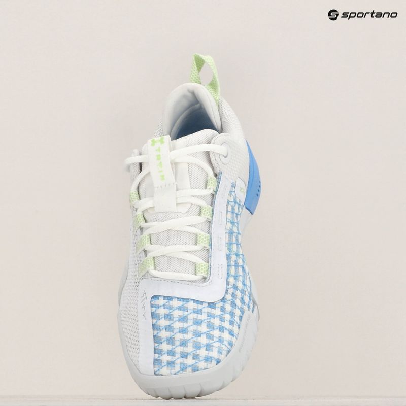 Under Armour Damen Trainingsschuhe TriBase Reign 6 weiß/horizon blau/morph grün 15