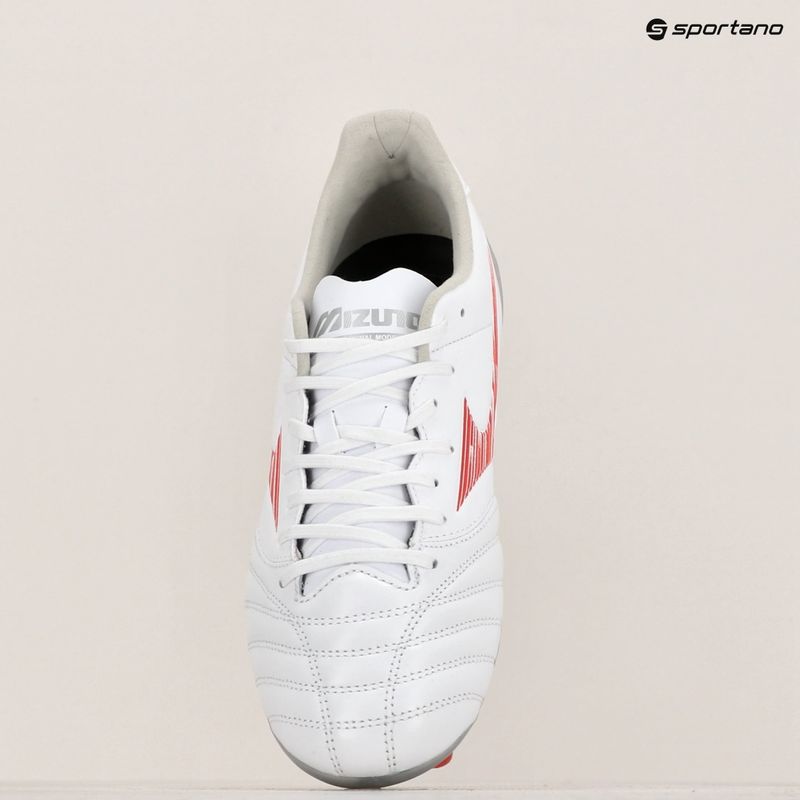 Herren Mizuno Morelia Neo IV Pro MD Fußballschuhe weiß / leuchtend rot / hot coral 9