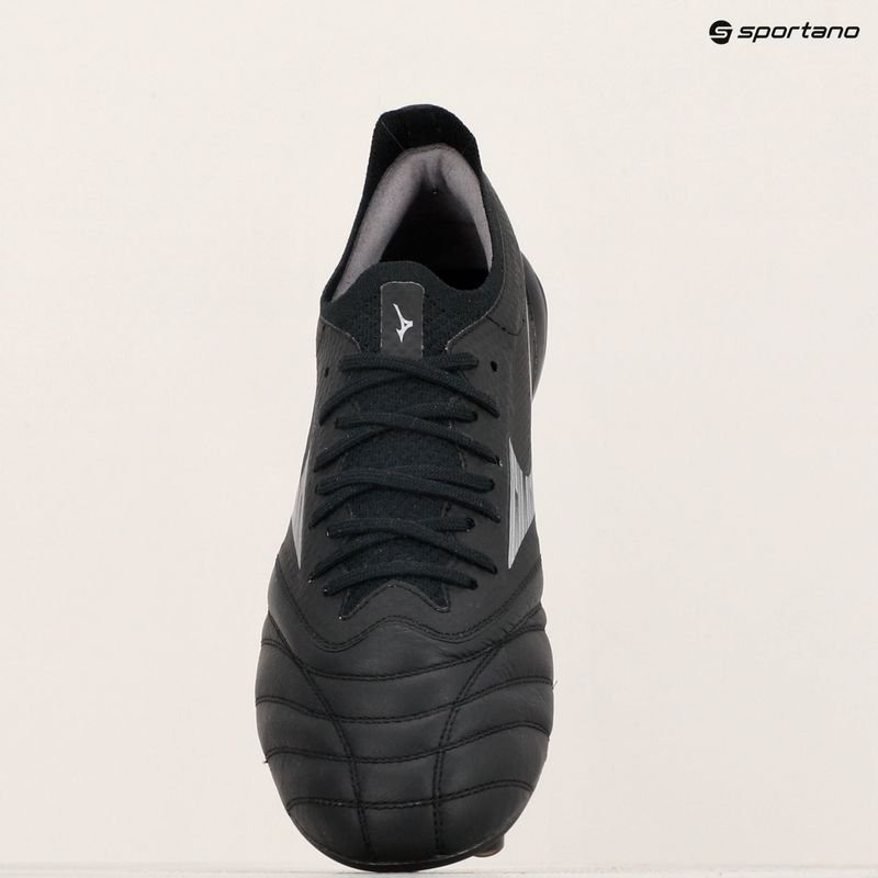 Herren Mizuno Morelia Neo IV β Elite FG Fußballschuhe schwarz/galaxysilber 9