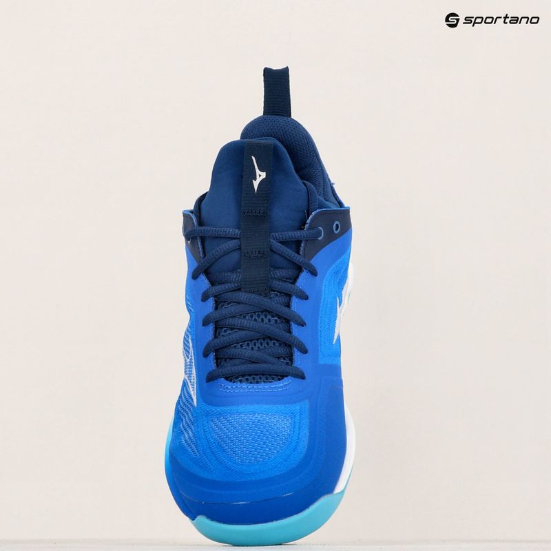 Herren-Volleyballschuhe Mizuno Wave Luminous 3 mugen Blau/Weiß/State Blau 9