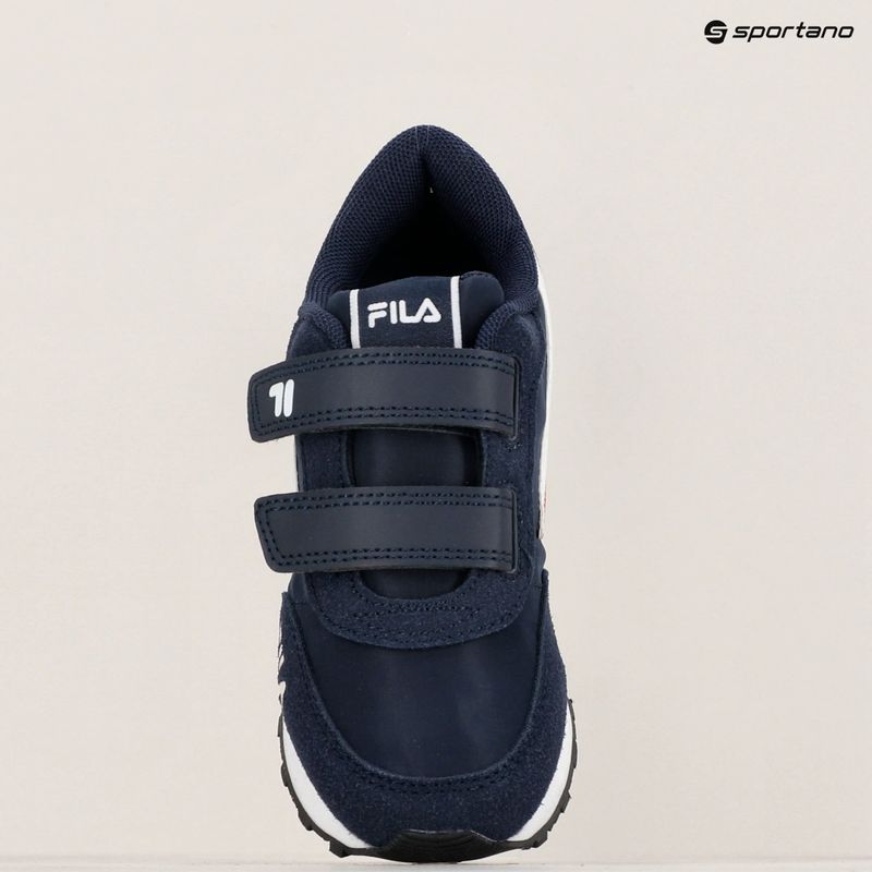 Schuhe Kinder FILA Orbit Revolution Velcro fila navy 9