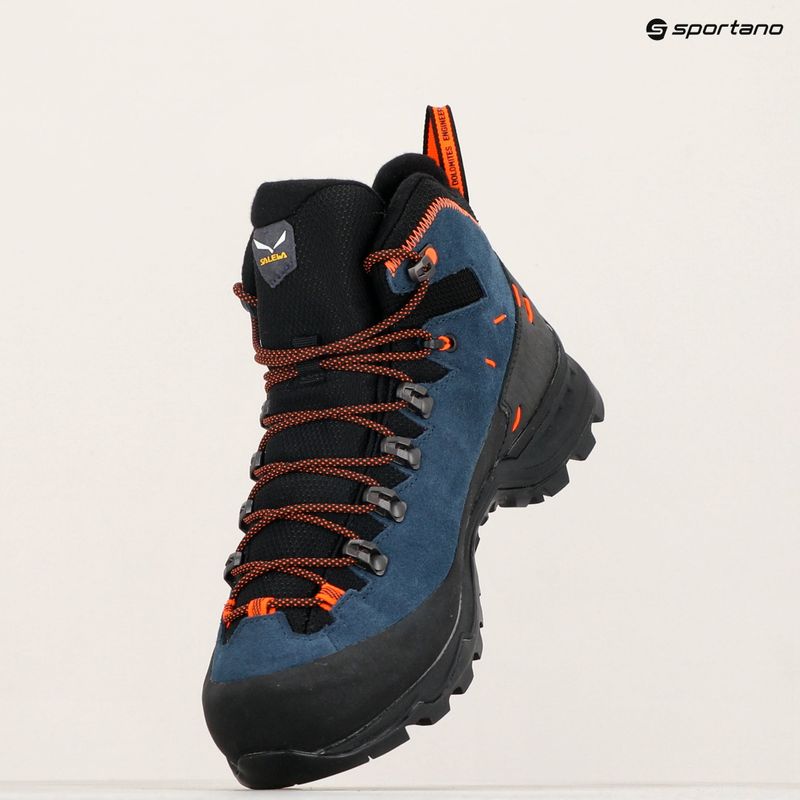 Herren-Trekkingstiefel Salewa Alp Mate Winter Mid PTX dark denim/ schwarz 7