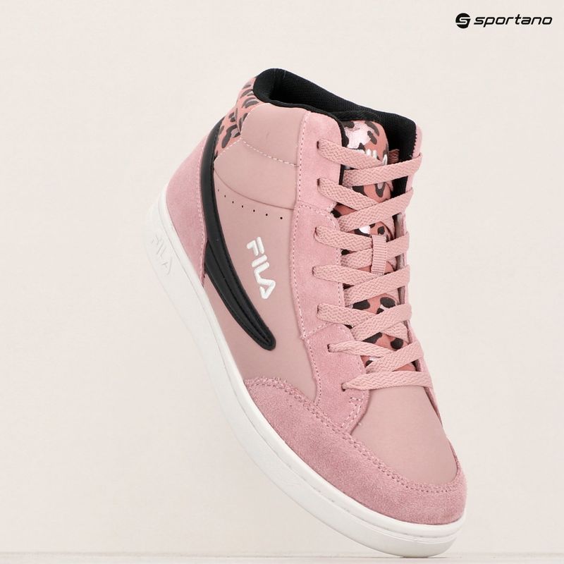 Schuhe Kinder FILA Crew Mid pale mauve/leoPaard 16