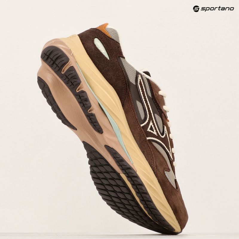 Mizuno Wave Rider Βeta vintage khaki/summer sand/chicory coffee Schuh 16