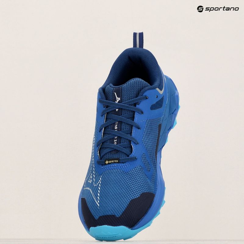 Herren Laufschuhe Mizuno Wave Ibuki 4 GTX klassisch blau/weiß/flussblau 4