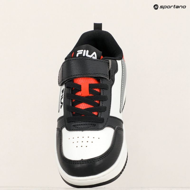Schuhe Kinder FILA Rega Nf Velcro white/black/fila red 16
