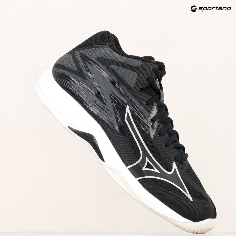 Mizuno Thunder Blade Z Mid schwarz/silberne Volleyballschuhe 4