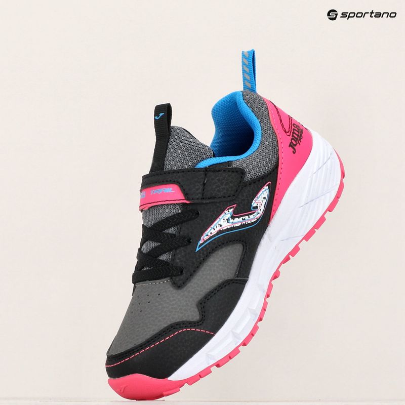 Laufschuhe Kinder Joma Tundra black/orange saffron