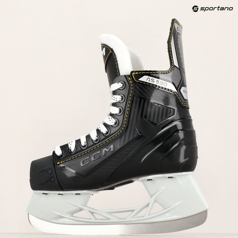 CCM Tacks Kinder Eishockey Schlittschuhe AS-550 JR schwarz 9