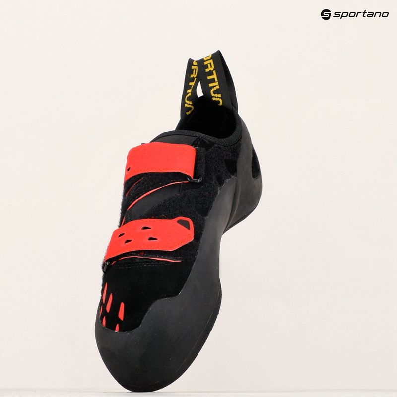 La Sportiva Herren Kletterschuhe Tarantula schwarz/mohnfarben 8