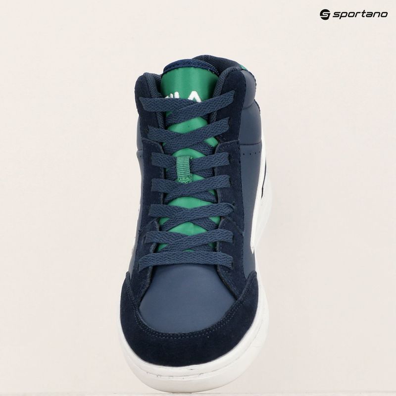 Schuhe Kinder FILA Crew Mid fila navy/verdant green 15