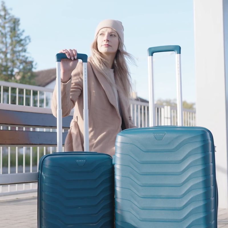 Großer Reisekoffer KADVA Sancho 113 l blau 23