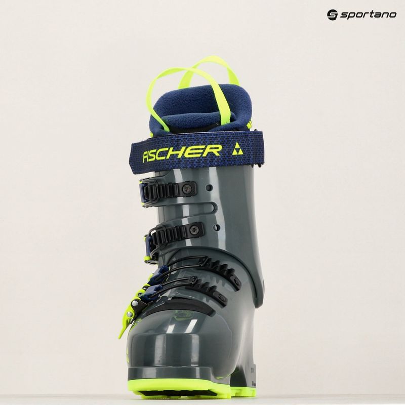 Skischuhe Kinder Fischer RC4 60 JR GW rhino grey/rhino grey 7