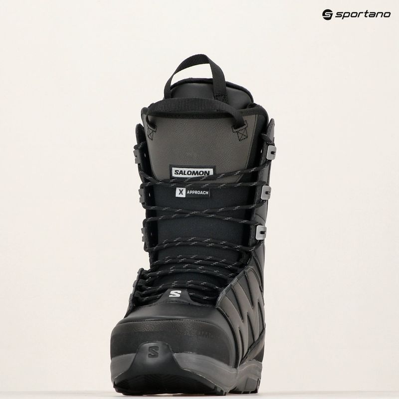 Snowboardschuhe Salomon X Approach Lace SJ Boa black 7