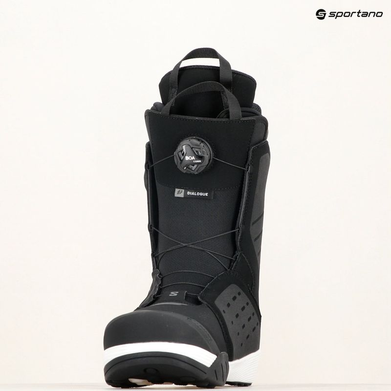 Snowboardschuhe Herren Salomon Dialogue Dual Boa black/black/white 7