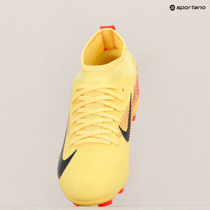 Fußballschuhe Kinder Nike Superfly 10 Club Kylian Mbappe FG/MG light laser orange/armory navy 9