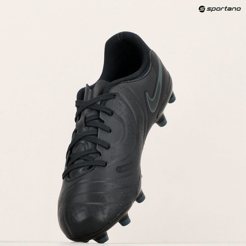 Nike Tiempo Legend 10 Academy FG/MG Kinder-Fußballschuhe schwarz/tief dschungel/schwarz 9