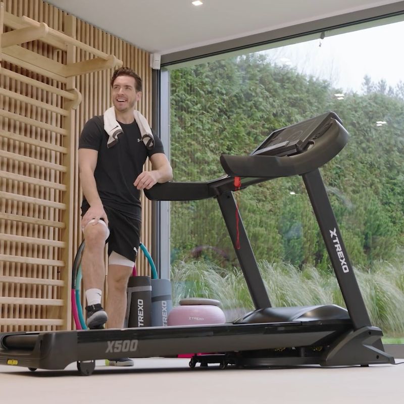 Elektrisches Laufband TREXO TXO-X500 Schwarz 26