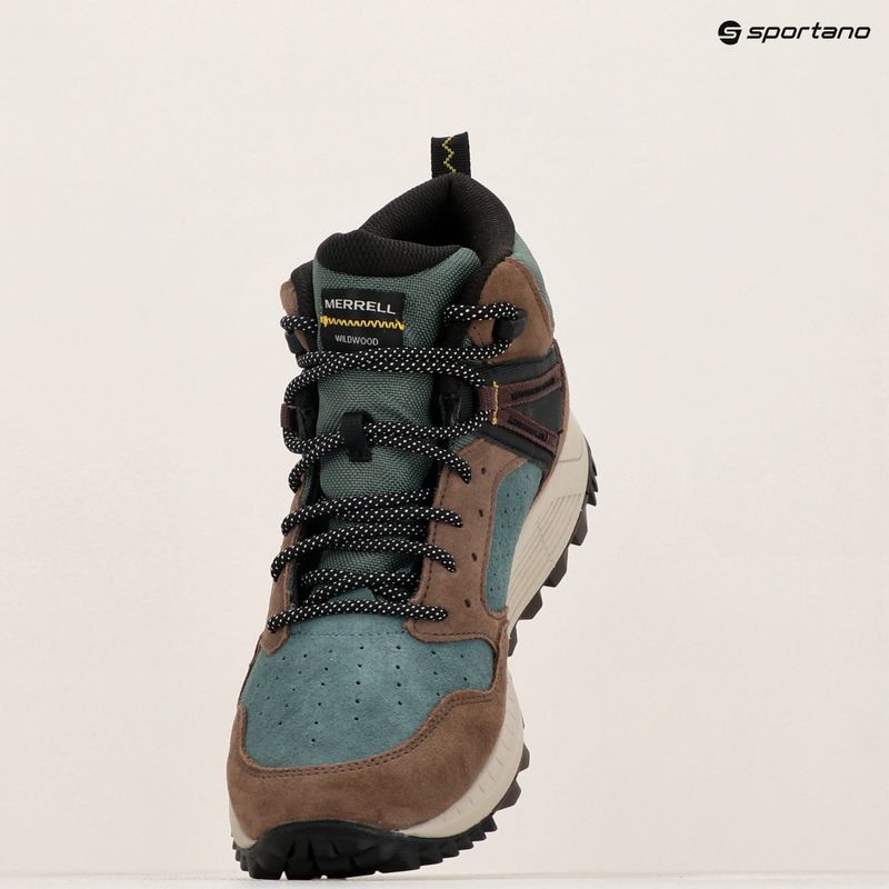 Wanderschuhe Herren Merrell Wildwood Mid Ltr Wp forest 9