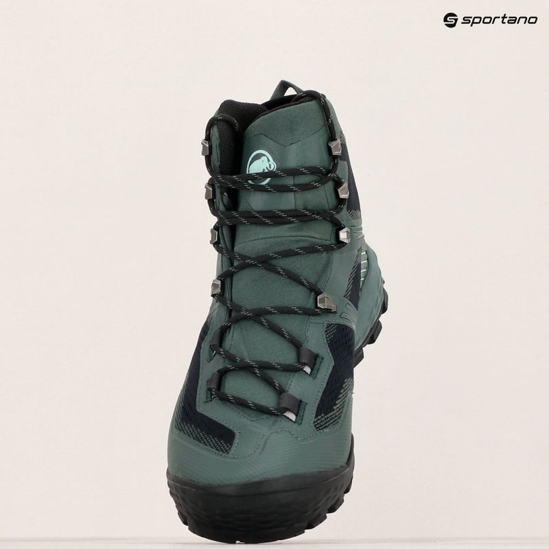 Trekking Wander Schuhe Herren Mammut Ducan II High GTX deep jade/ black 9
