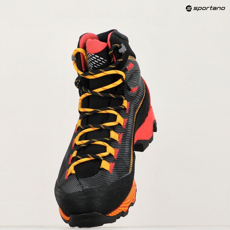 Hochgebirgsschuhe Bergstiefel Herren La Sportiva Aequilibrium Hike GTX carbon/ yellow 9
