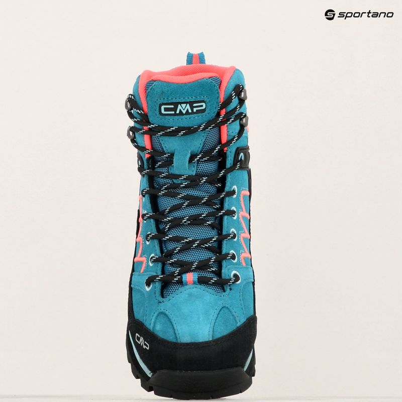 Schuhe Trekking Damen CMP Moon Mid WP teal/red fluo 9