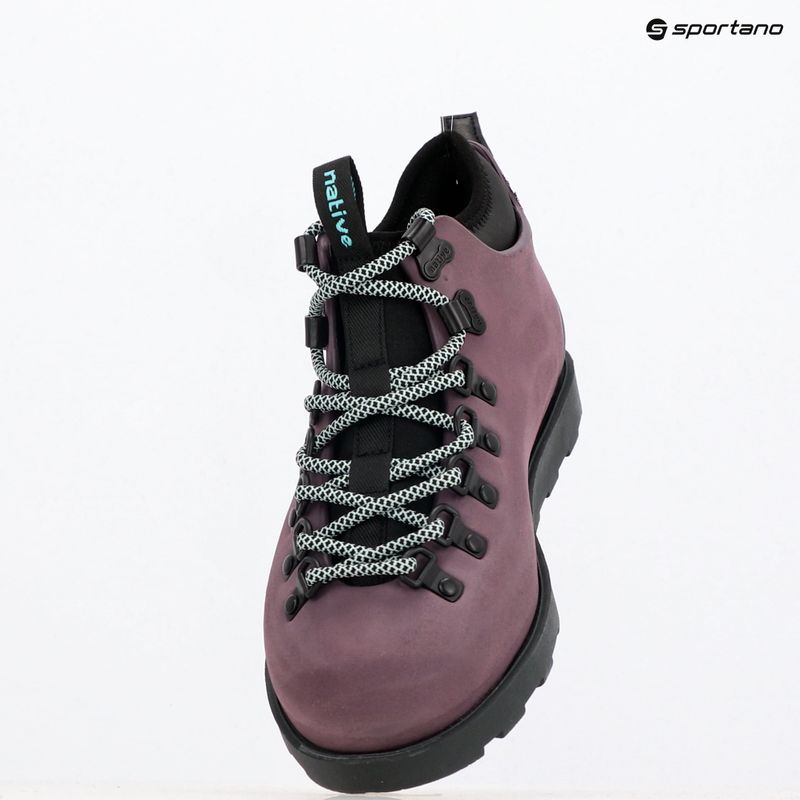 Schuhe Native NA-31106848 Fitzsimmons Citylite Bloom velvet purple/gravity grey 14