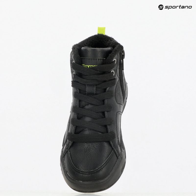 Kinderschuhe Kappa Grafton black/lime 9