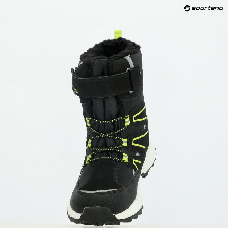 Kappa Floki Tex schwarz/limone Kinderschneestiefel 9