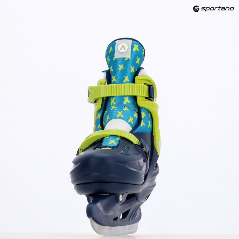 Schlittschuhe Freizeit verstellbar Kinder ATTABO Koi Dunkelblau 12