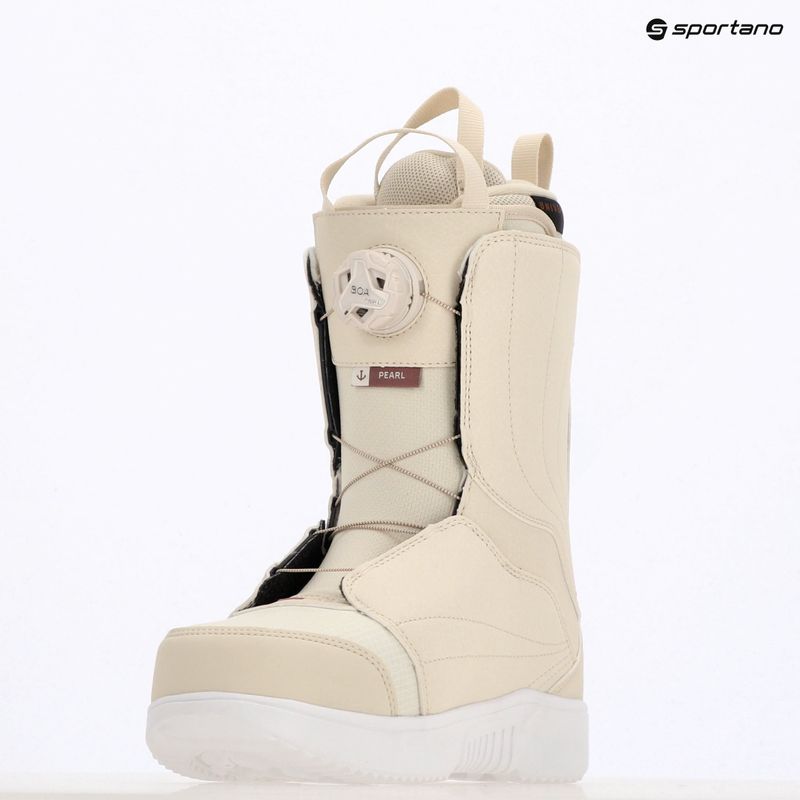 Snowboardschuhe Damen Salomon Pearl Boa almond milk/vanilla ice/grape shake 7