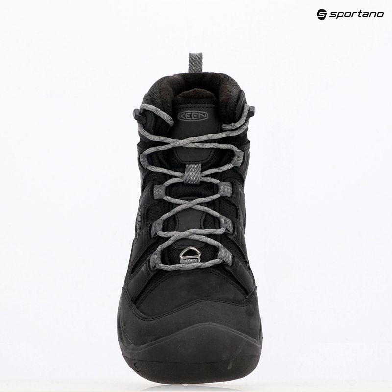 Wanderschuhe Herren KEEN Circadia Mid Polar black/steel grey 9